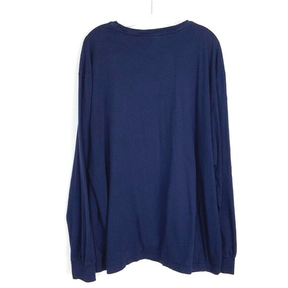 Polo Ralph Lauren Long Sleeve Navy Blue Shirt "R" Patch XL - Picture 7 of 16